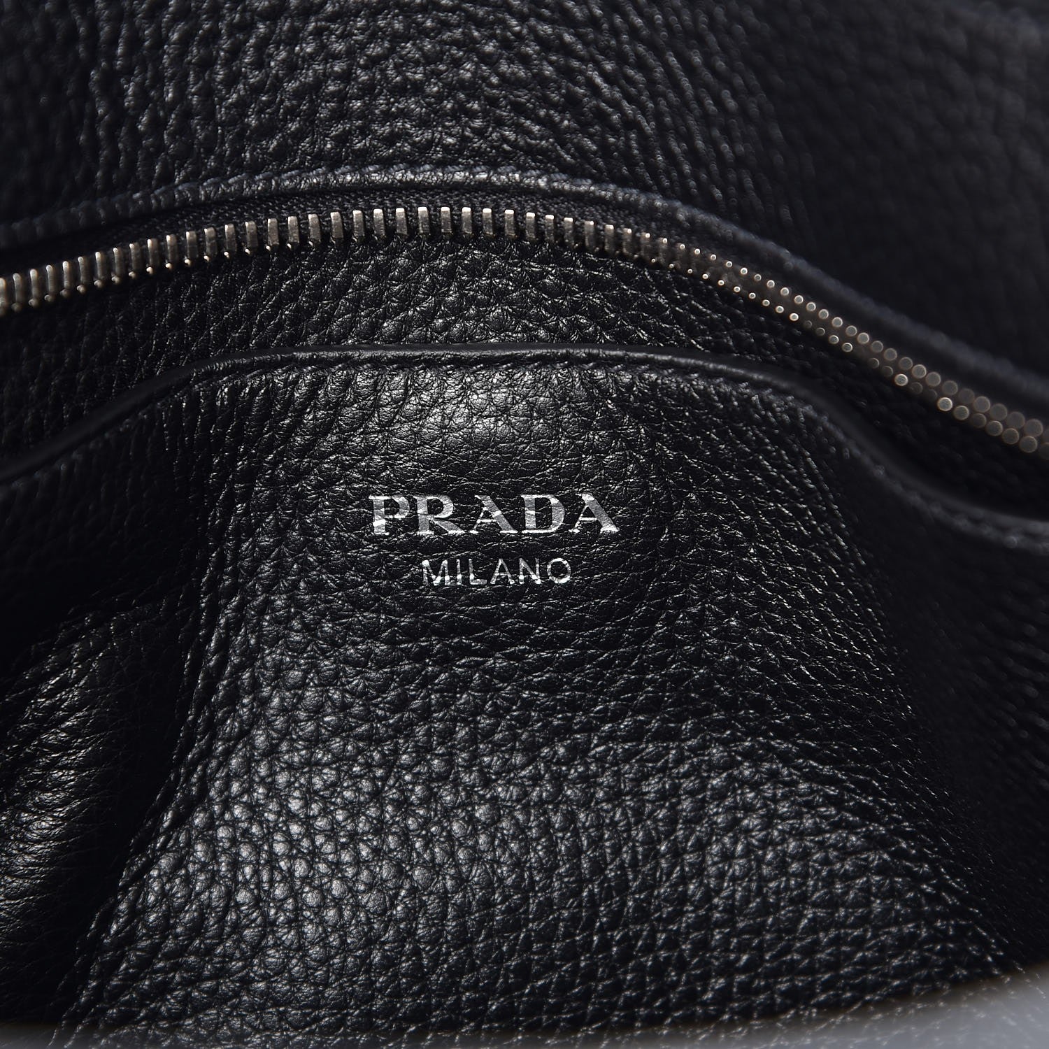 Prada Vitello Phenix Top Handle Bag Black 6 of 8