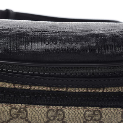 Gucci GG Supreme Monogram Belt Bag Black 8 of 11