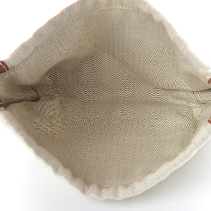Hermes Canvas Barenia Fourbi 20 PM Pouch Naturel Fauve 5 of 10