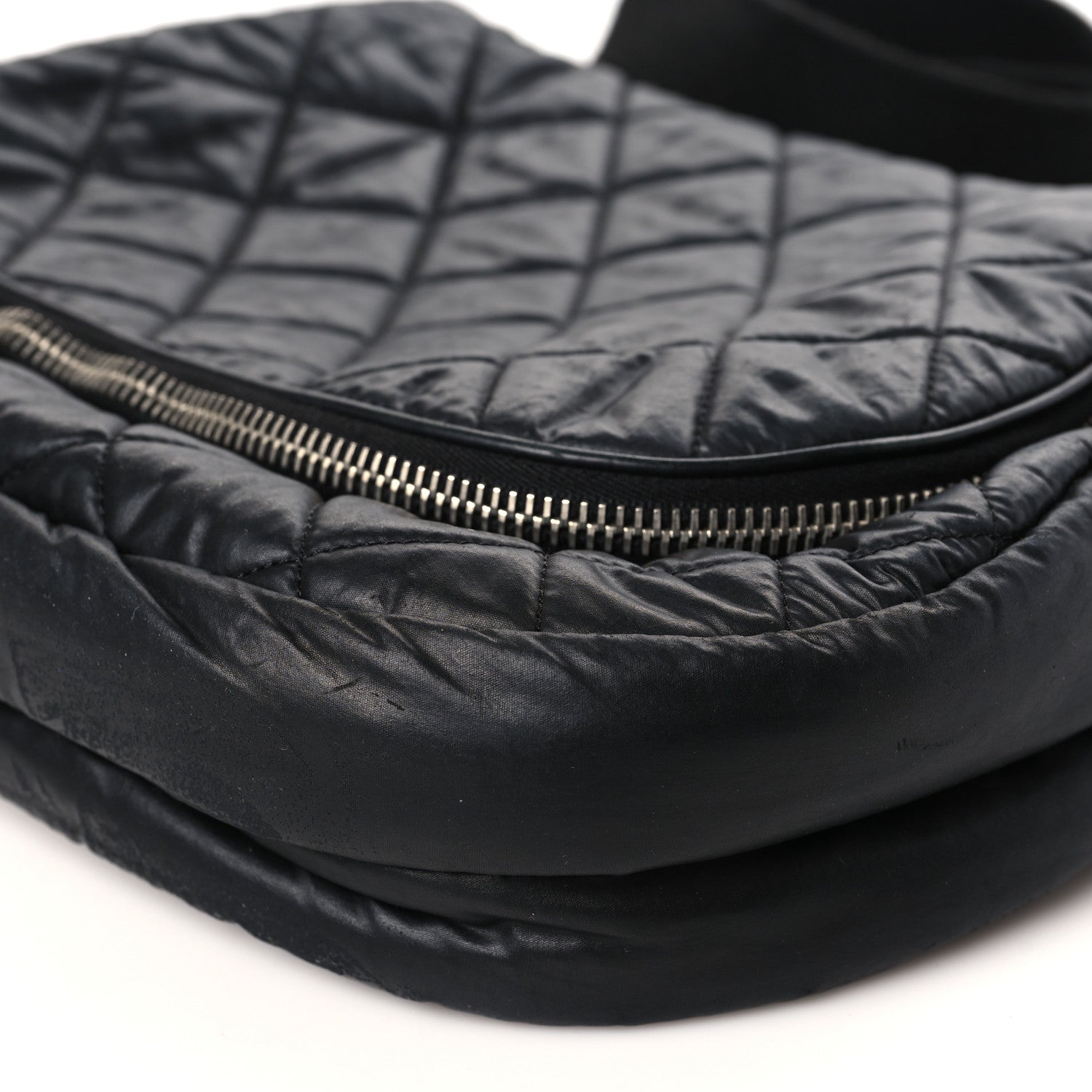 Chanel Nylon Quilted Coco Cocoon Messenger Black 10 of 13