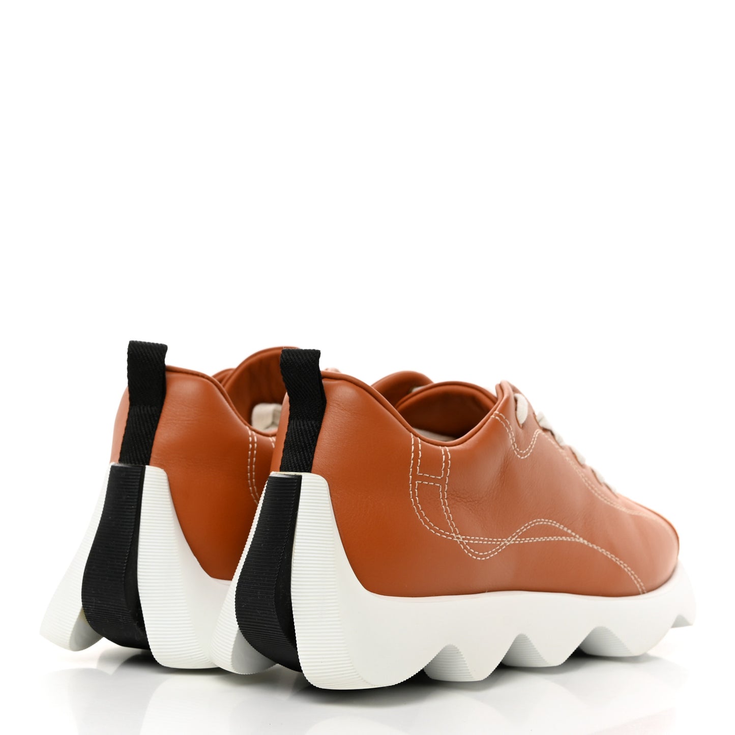 Calfskin Suede Goatskin Envol Sneakers 38 Naturel