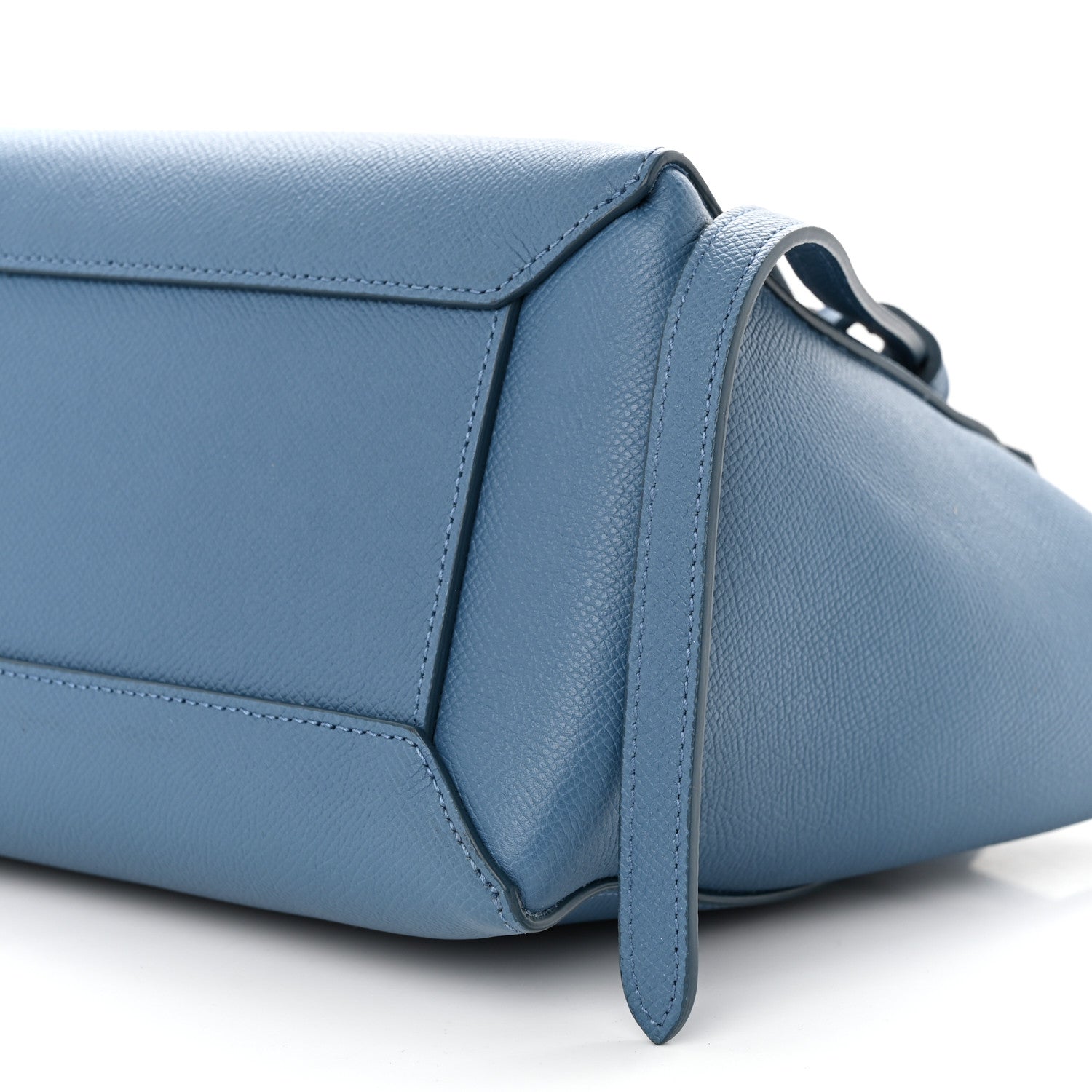 Celine Grained Calfskin Micro Belt Bag Washed Blue 11 of 11
