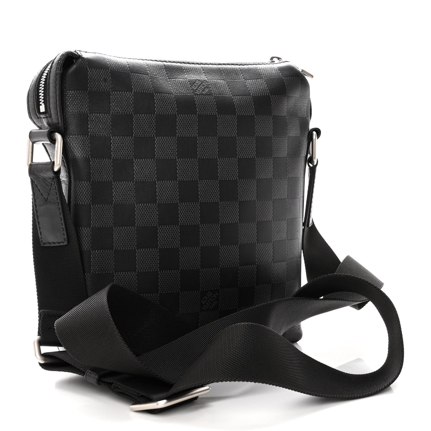 Damier Infini Discovery Messenger BB Onyx