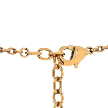 Louis Vuitton Logomania Necklace Silver Gold 4 of 6