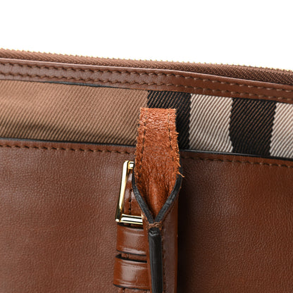 Burberry Calfskin House Check Small Salisbury Tote Brown 16 of 16