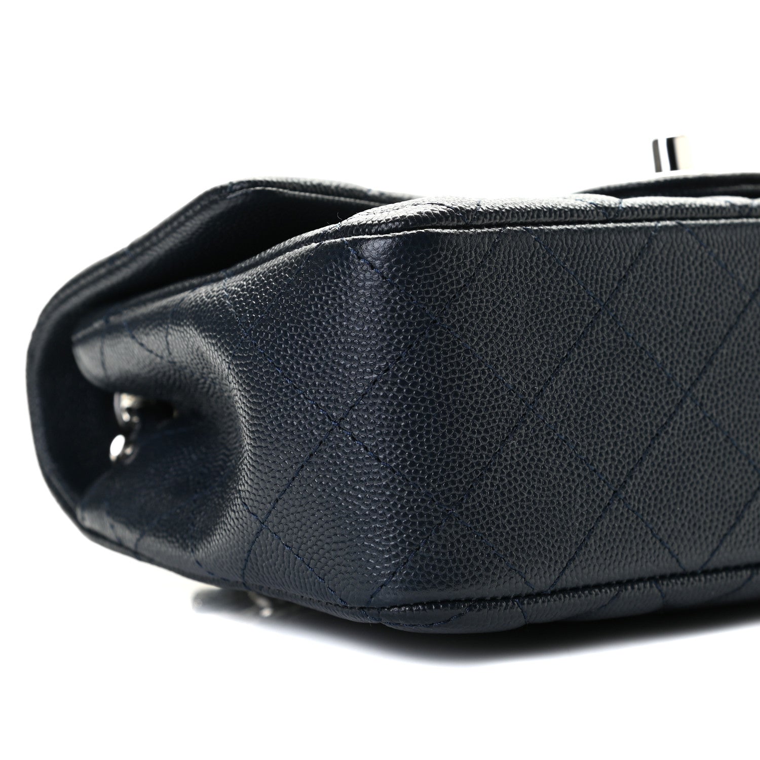 Chanel Caviar Quilted Mini Rectangular Flap Navy 6 of 8