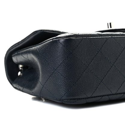 Chanel Caviar Quilted Mini Rectangular Flap Navy 6 of 8