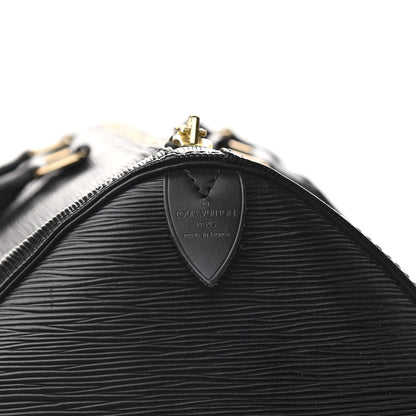 Louis Vuitton Epi Keepall 55 Black 6 of 14