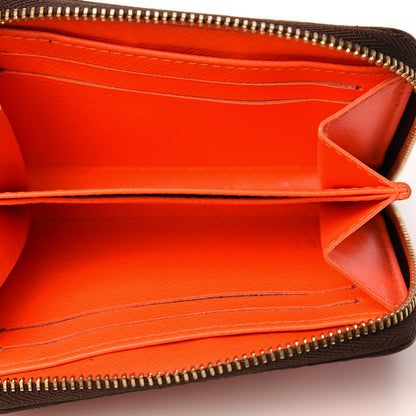 Louis Vuitton Monogram Graffiti Zippy Coin Purse Orange 4 of 5