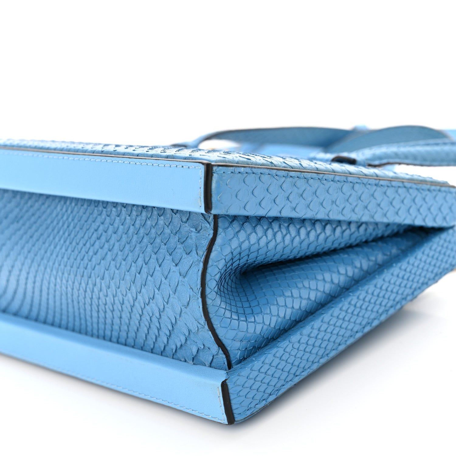 Loewe Snakeskin Small Postal Bag Sky Blue 9 of 9