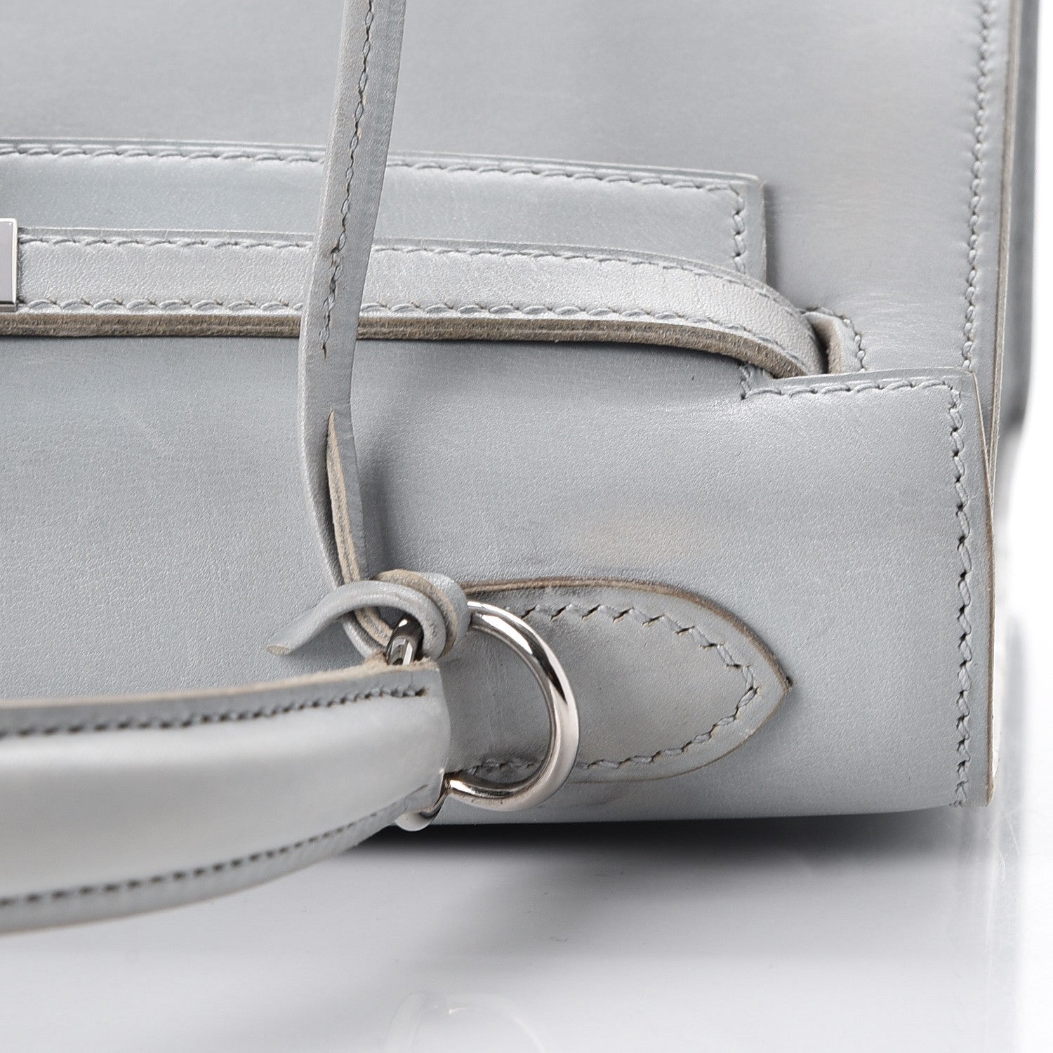 Hermes Box Nepal Kelly Sellier 25 Bleu Arctic 39 of 44