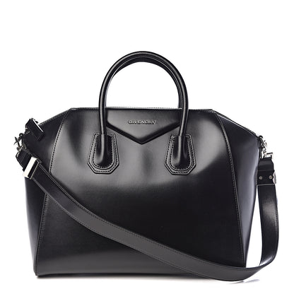 Givenchy Shiny Lord Calfskin Medium Antigona Black 1 of 10