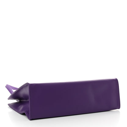Telfar Vegan Leather Medium Shopping Bag Grape 4 of 10