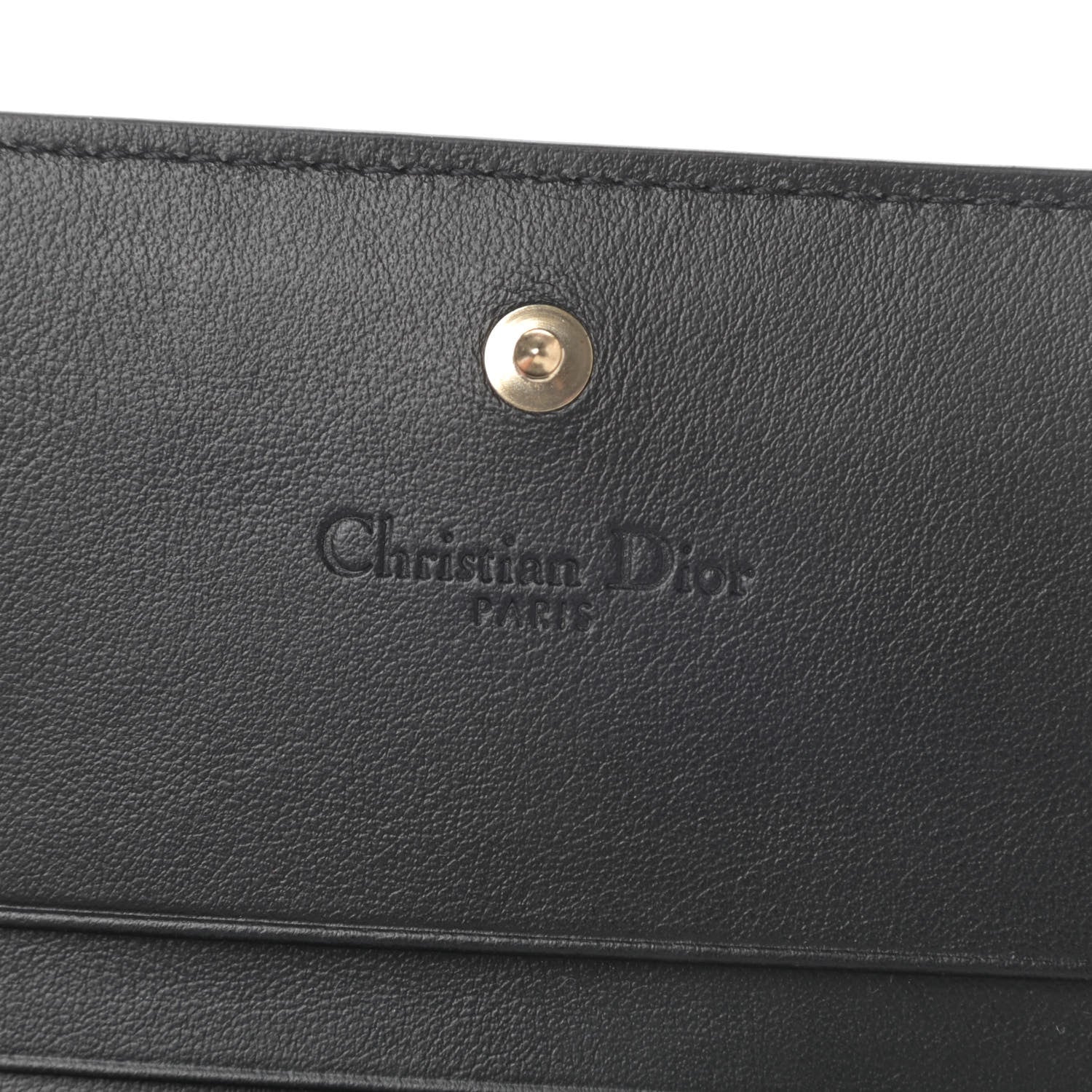 Christian Dior Printed Calfskin Animals Medium Wallet Green Multicolor 6 of 8