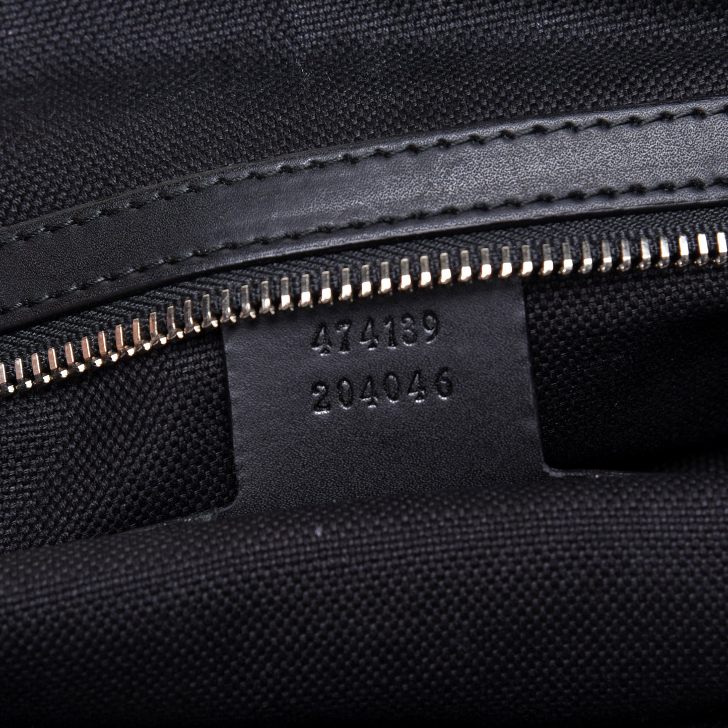 Soft GG Supreme Monogram Appia Calfskin Web East West Messenger Bag Black Grey