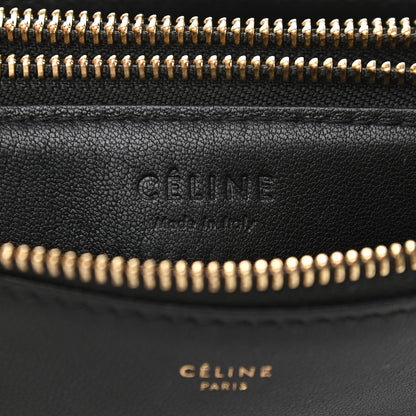 Celine Lambskin Small Trio Crossbody Bag Black 6 of 9