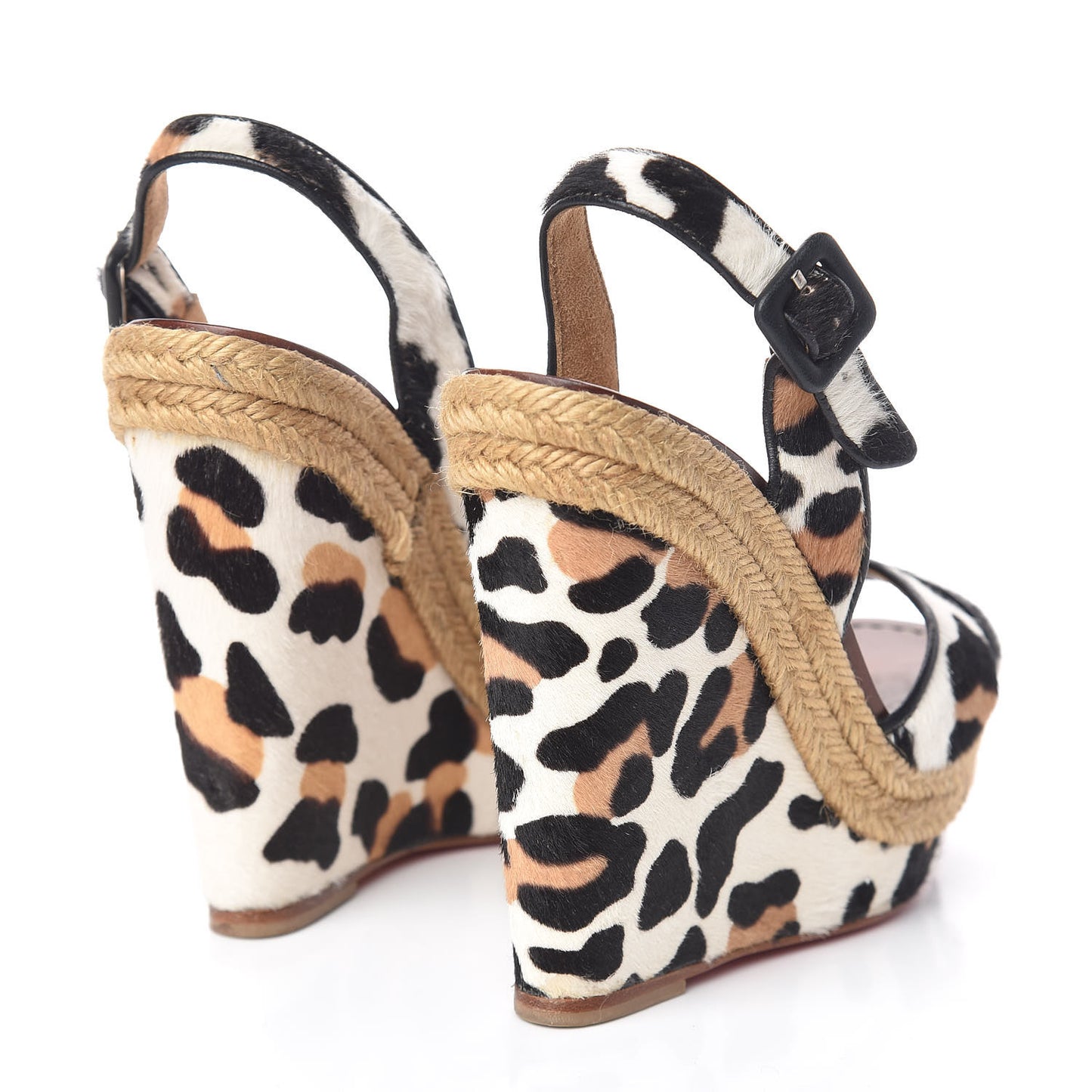 Pony Hair Tigresse 140 Espadrille Wedges 35