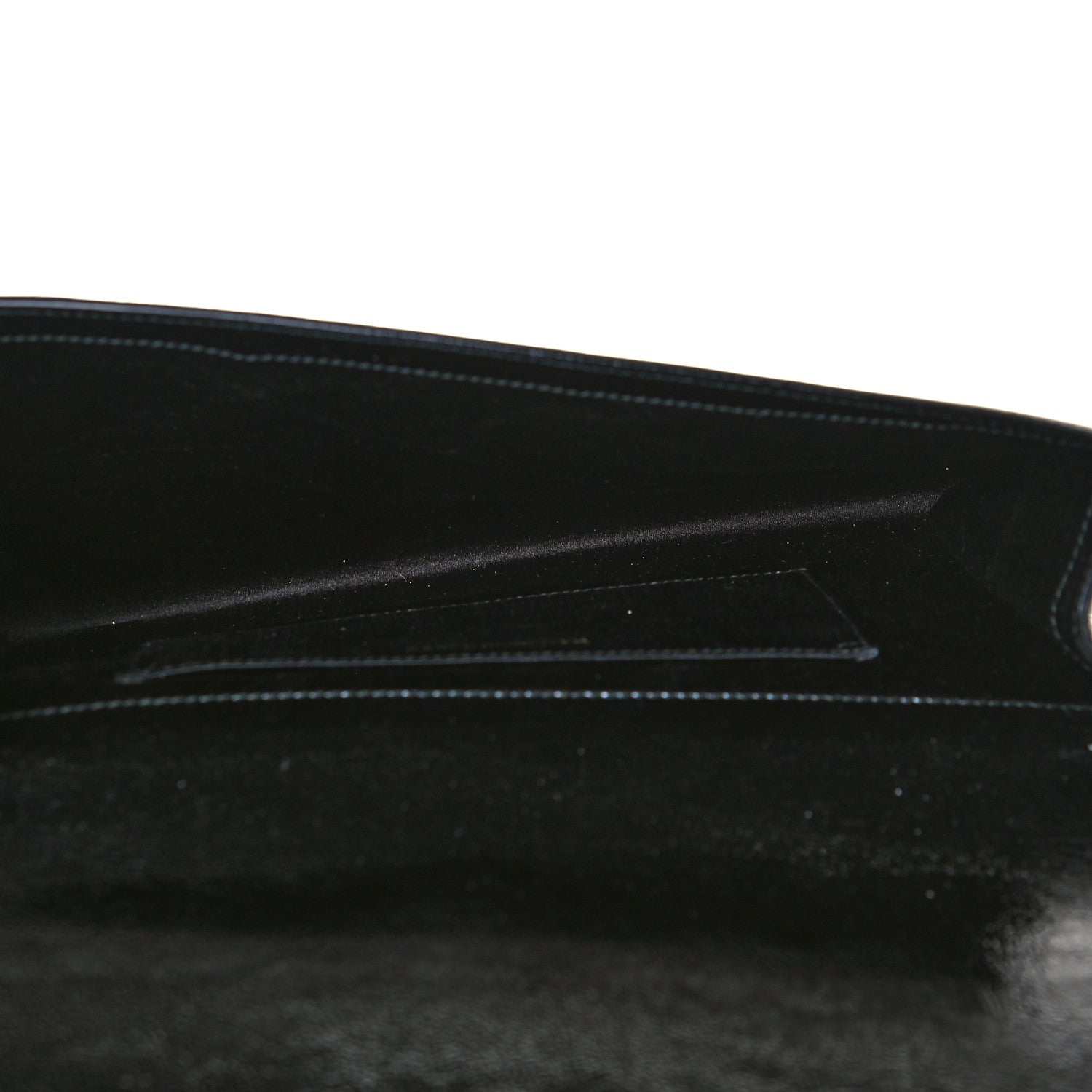 Saint Laurent Textured Patent Monogram Large Belle De Jour Clutch Black 5 of 10