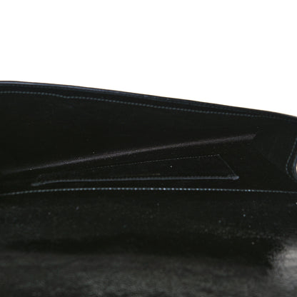Saint Laurent Textured Patent Monogram Large Belle De Jour Clutch Black 5 of 10