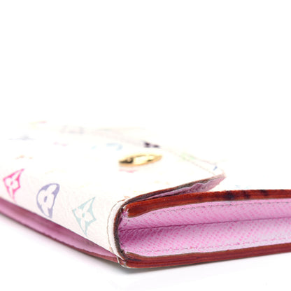 Louis Vuitton Monogram Multicolor Business Card Holder White Litchi 14 of 19