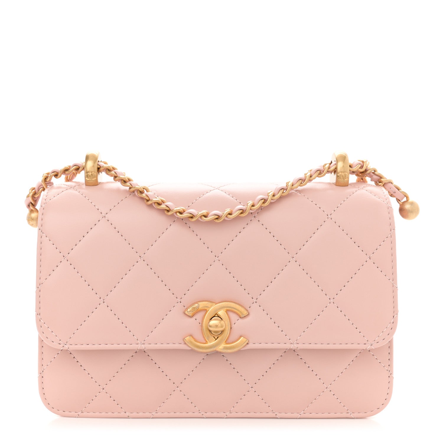 Chanel Calfskin Quilted Mini Perfect Fit Flap Light Pink 1 of 11