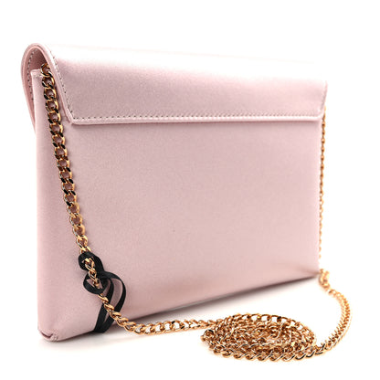 Versace Satin La Medusa Envelope Clutch Dusty Rose 3 of 10