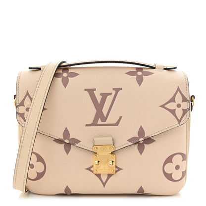 Louis Vuitton Empreinte Monogram Giant Pochette Metis Creme Bois de Rose 1 of 10