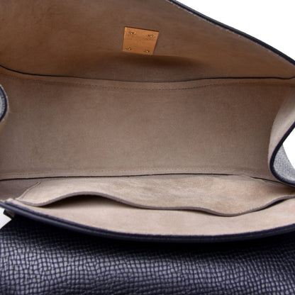Chloe Grained Calfskin Lambskin Bi-Color Drew Shoulder Bag Black Powder Beige 5 of 15