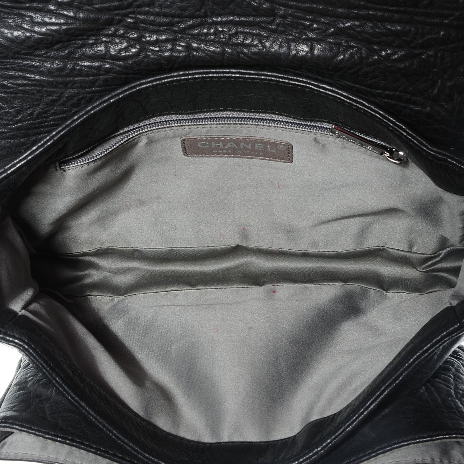 Chanel Distressed Lambskin Lady Braid Flap Black 5 of 7