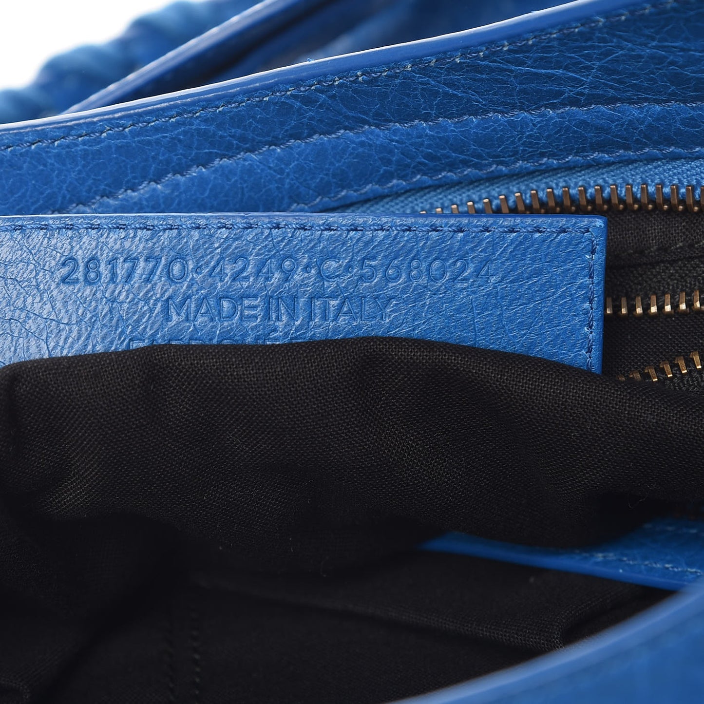 Agneau Giant 12 Gunmetal Hardware City Bleu Rivage