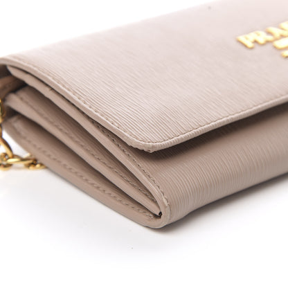 Prada Vitello Move Chain Wallet Cammeo 12 of 12