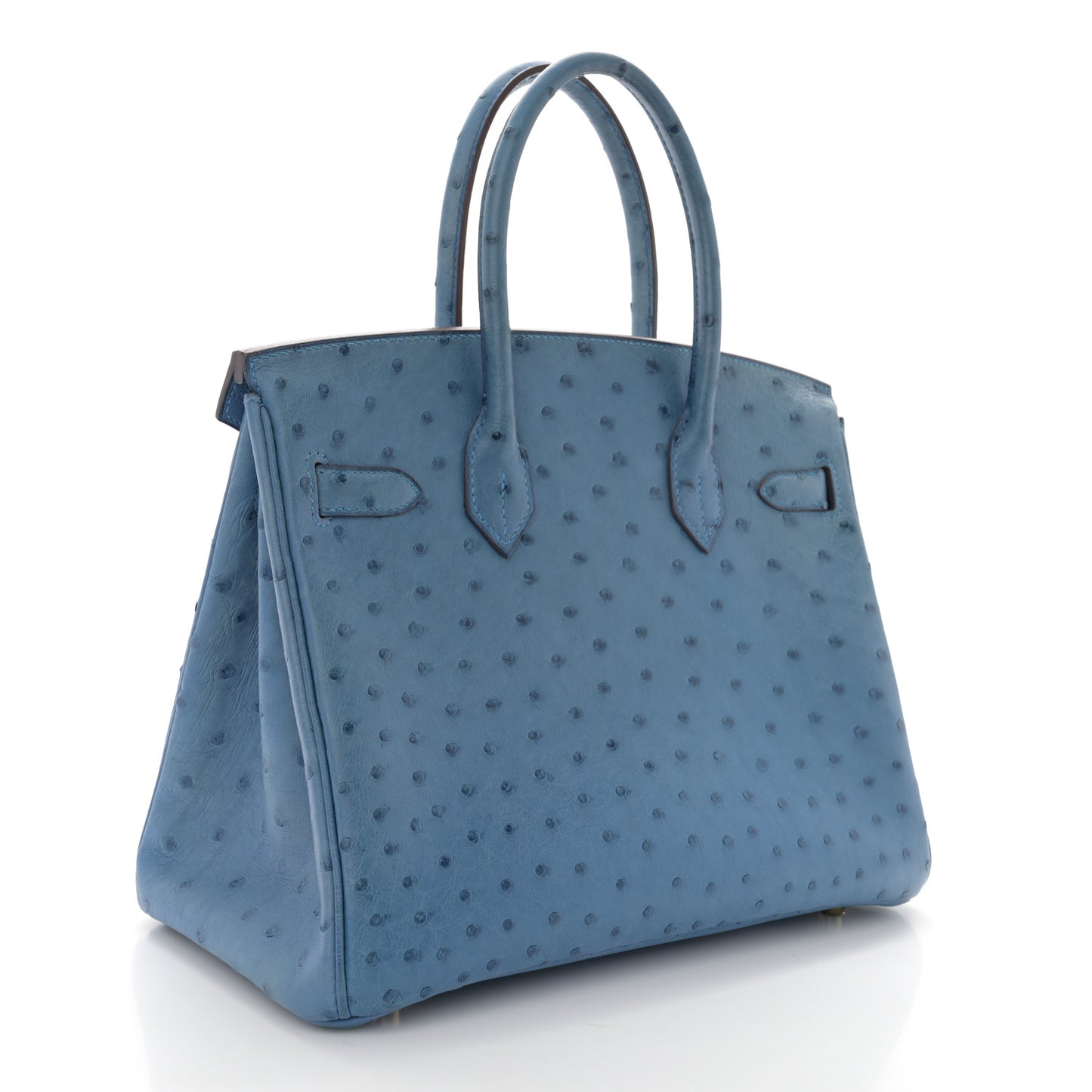 Ostrich Birkin 30 Mykonos