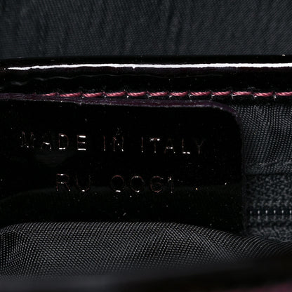 Christian Dior Calfskin Stingray Embossed Saddle Bag Red 7 of 15