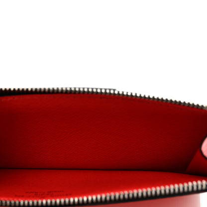 Louis Vuitton Taigarama Coin Card Holder Fire Red 6 of 7