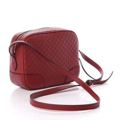 Gucci Microguccissima Mini Bree Messenger Bag Red 3 of 10