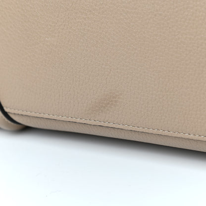 Celine Drummed Calfskin Mini Luggage Dune 9 of 10