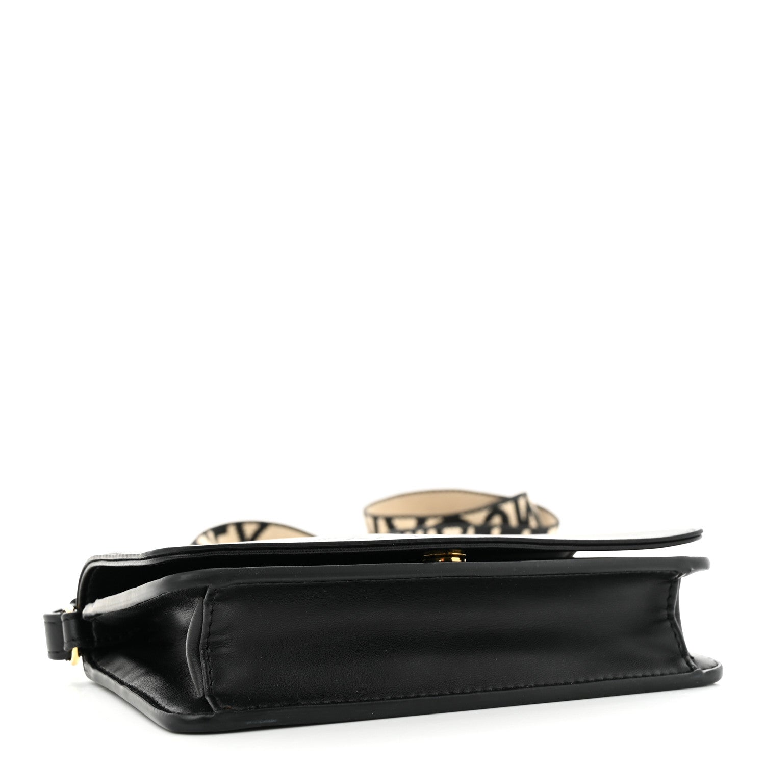 Stella McCartney Eco Alter Nappa Perforated Logo Mini Crossbody Bag Black 4 of 12