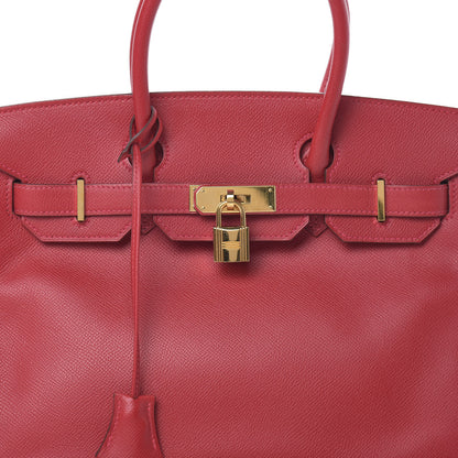 Hermes Epsom Birkin 30 Rouge Casaque 8 of 13