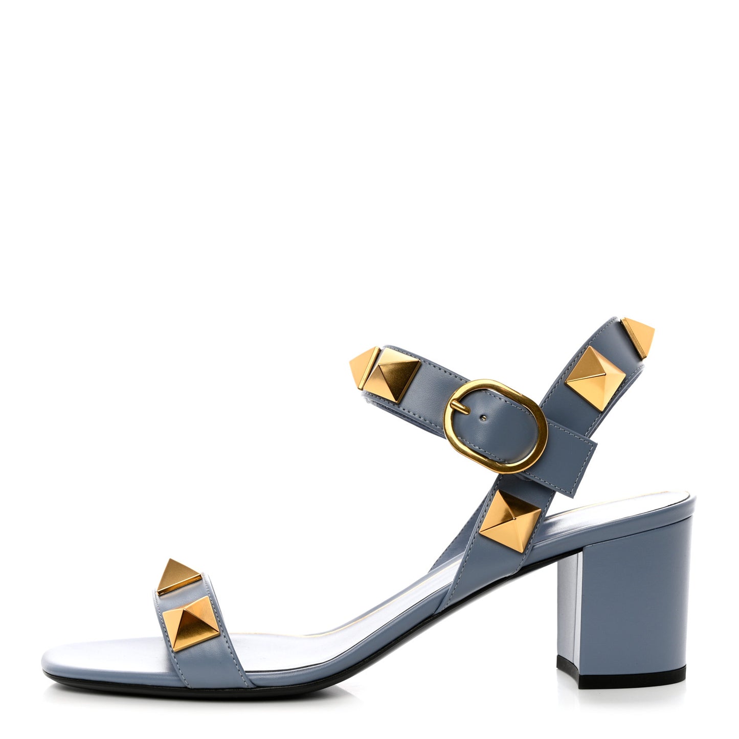 Calfskin Roman Stud 60mm Sandals 40.5 Niagara