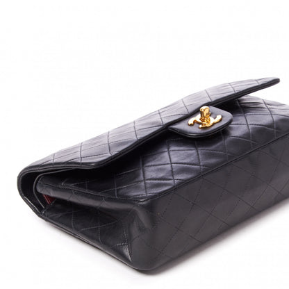 Chanel Lambskin Quilted Medium Double Flap Black 6 of 8