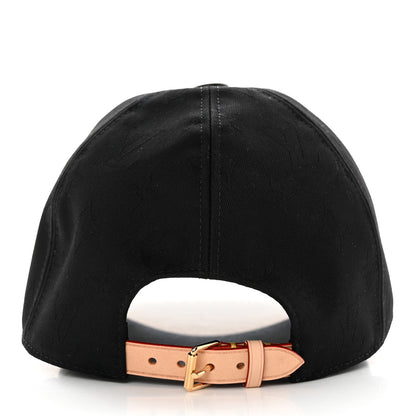 Louis Vuitton Calfskin Cotton Jacquard Monogram LV First Cap M Black 6 of 10