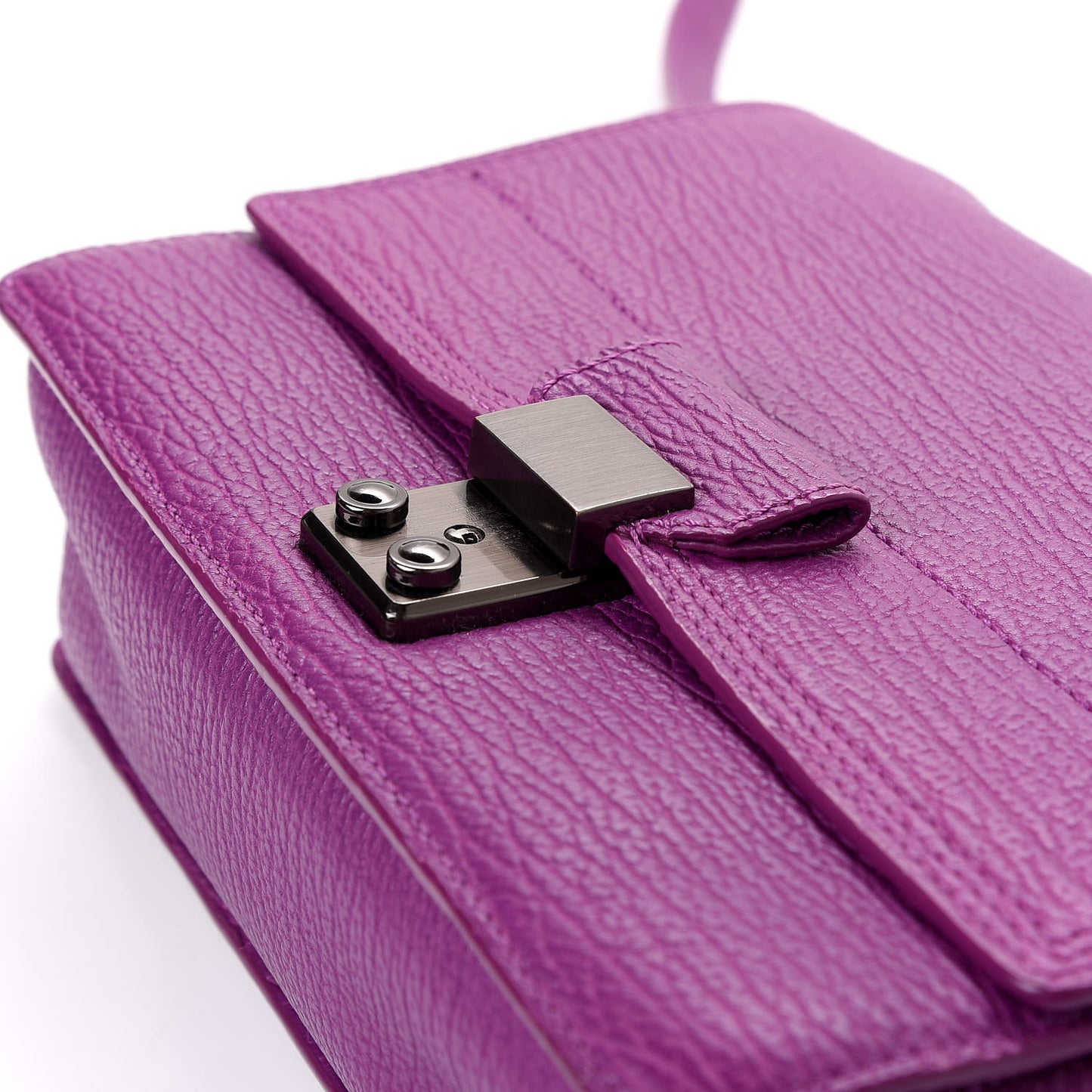 3.1 Textured Calfskin Mini Pashli Messenger Orchid