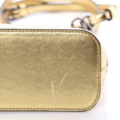 Gucci X SEGA Calfskin GUCCY Stars Mini Dome Shoulder Bag Gold 10 of 13