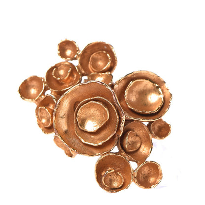 Saint Laurent Aco Flower Ring 6 Gold 1 of 6
