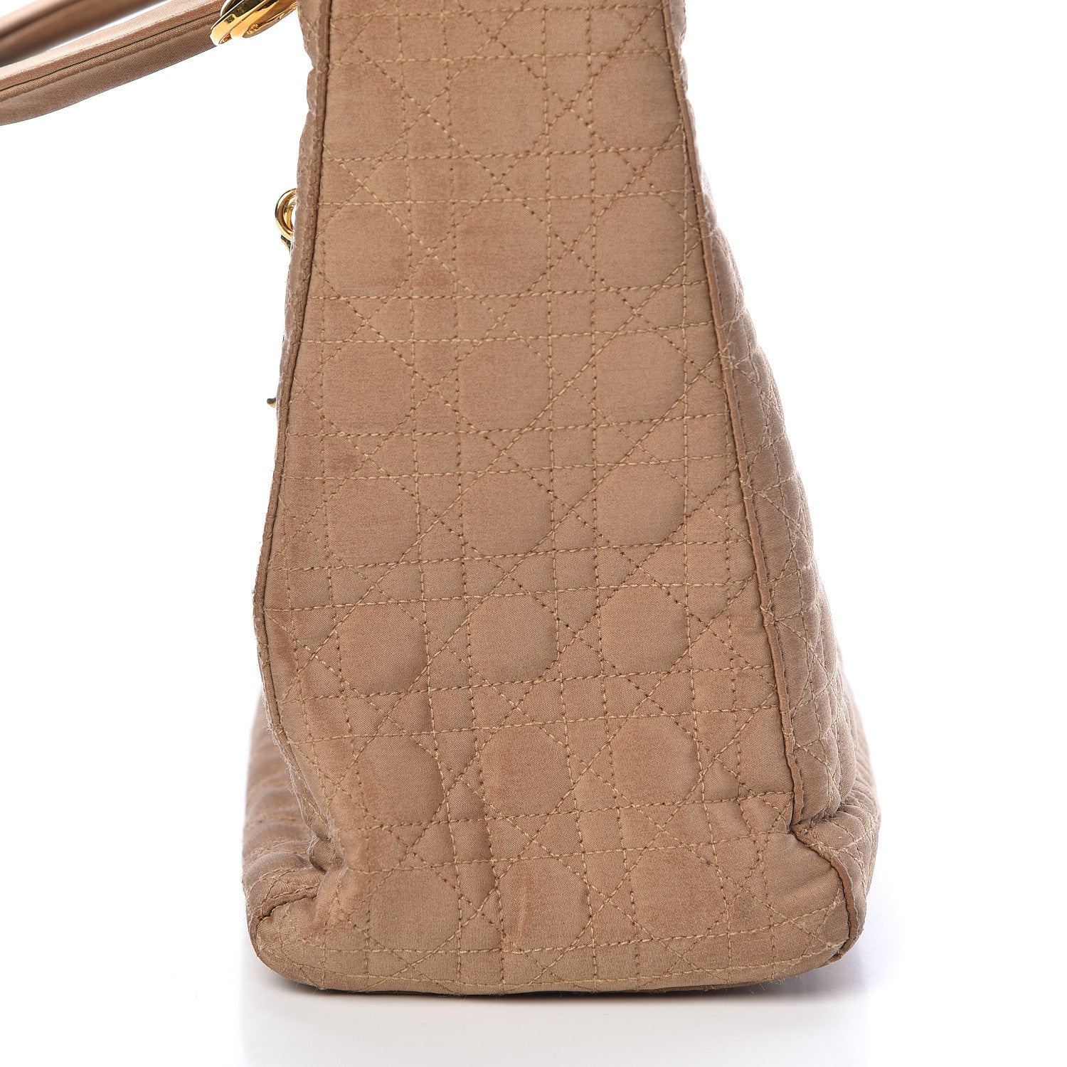 Christian Dior Nylon Cannage Medium Lady Dior Beige 9 of 21
