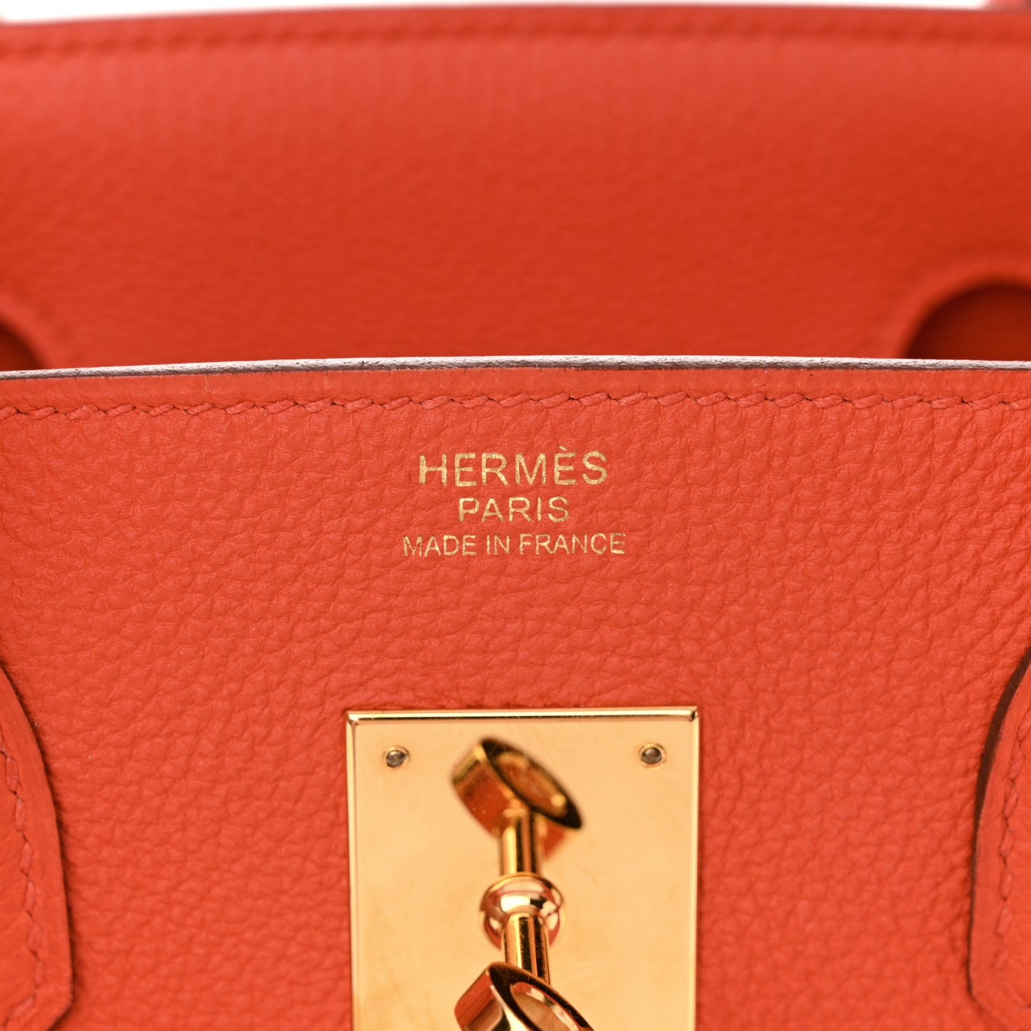 Hermes Togo Birkin 30 Feu 6 of 11