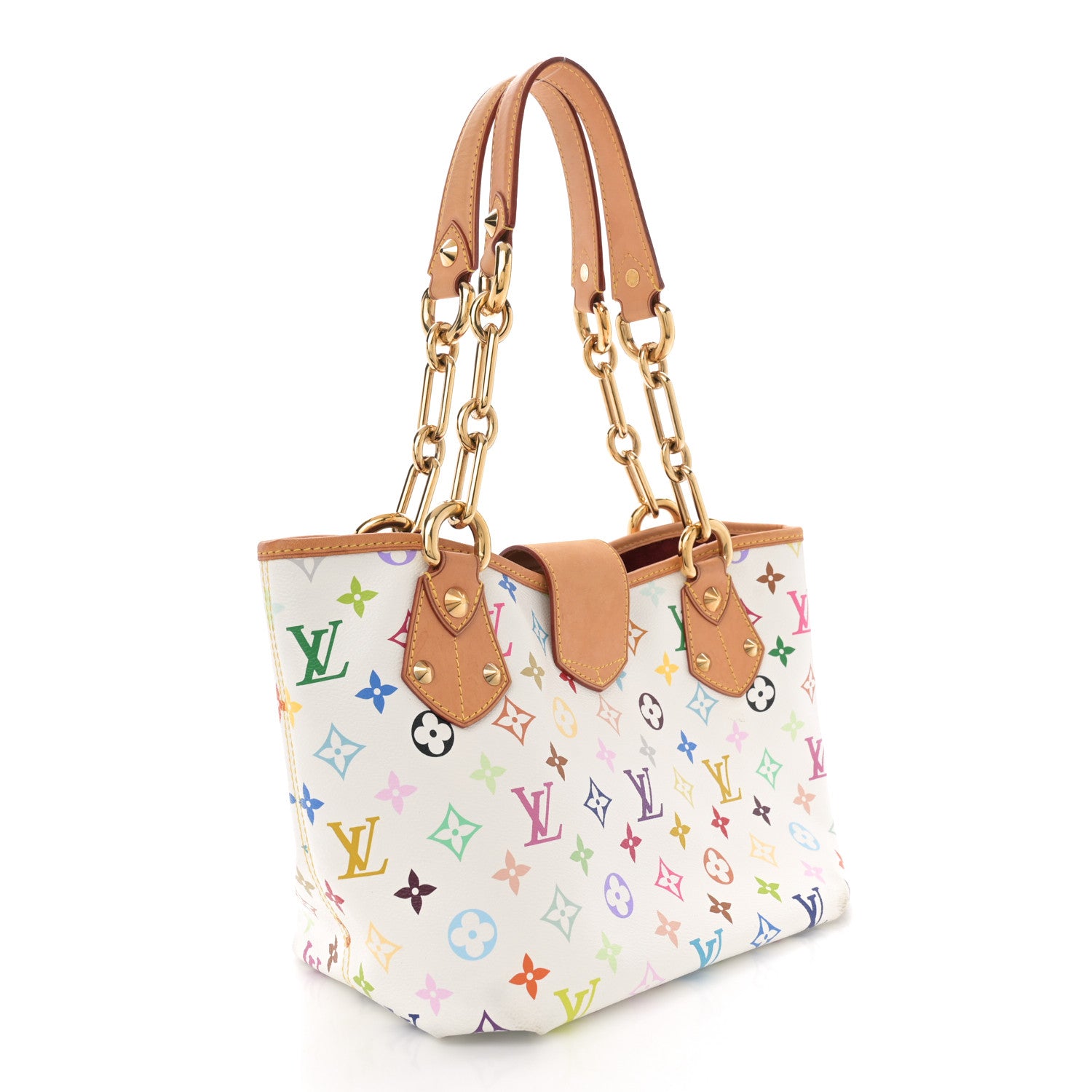 Louis Vuitton Monogram Multicolor Annie MM White 3 of 12