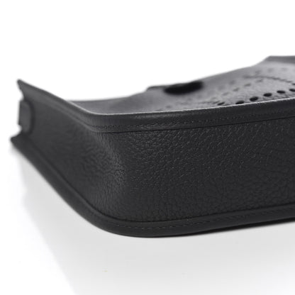 Hermes Taurillon Clemence Evelyne TPM Black 8 of 10