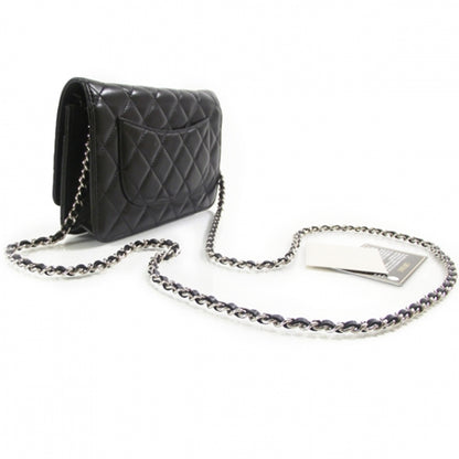 Chanel Lambskin Quilted Wallet On Chain 3 of 10