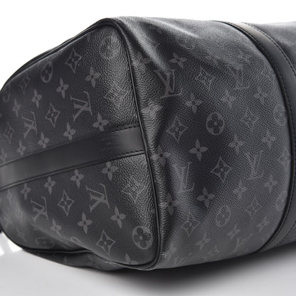 Louis Vuitton Monogram Eclipse Keepall Bandouliere 45 7 of 12